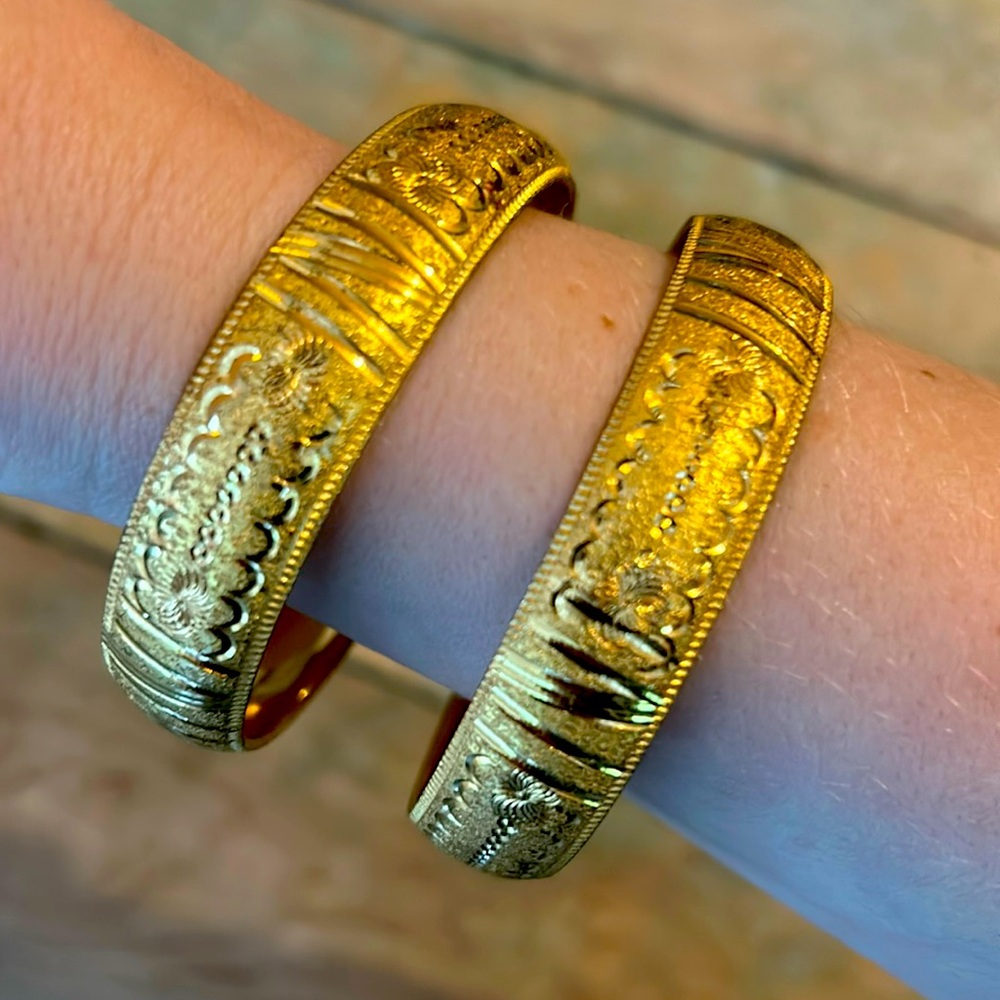 Indian Gold tone Wedding Bangle Bracelet
